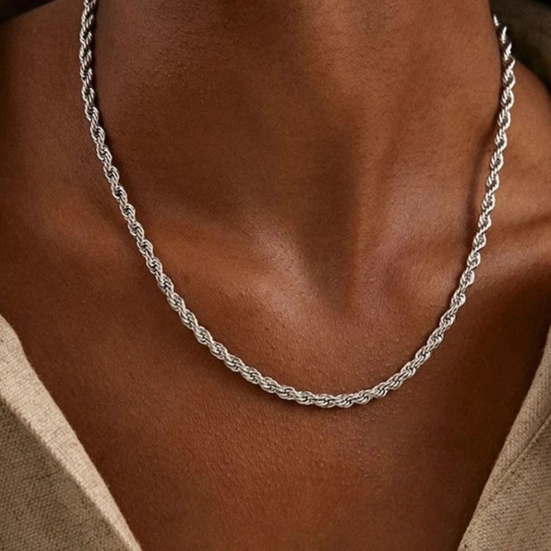 Italian Solid Real Solid Sterling Silver Diamond Cut Rope Chain Mens Boys Bracel