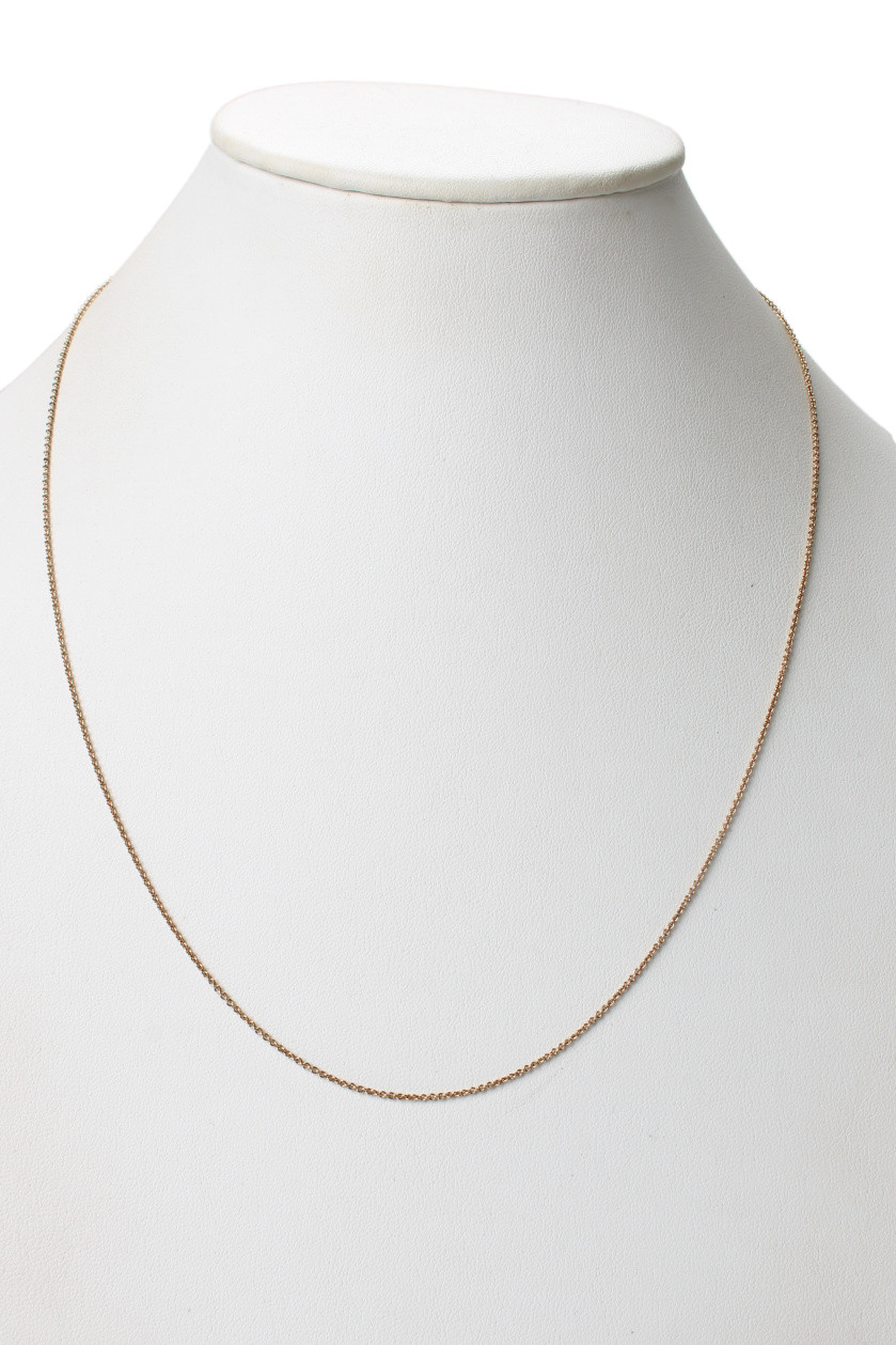 Mejuri Womens 18K Gold Vermeil 1.3mm Cable Chain 22″ 2.8g