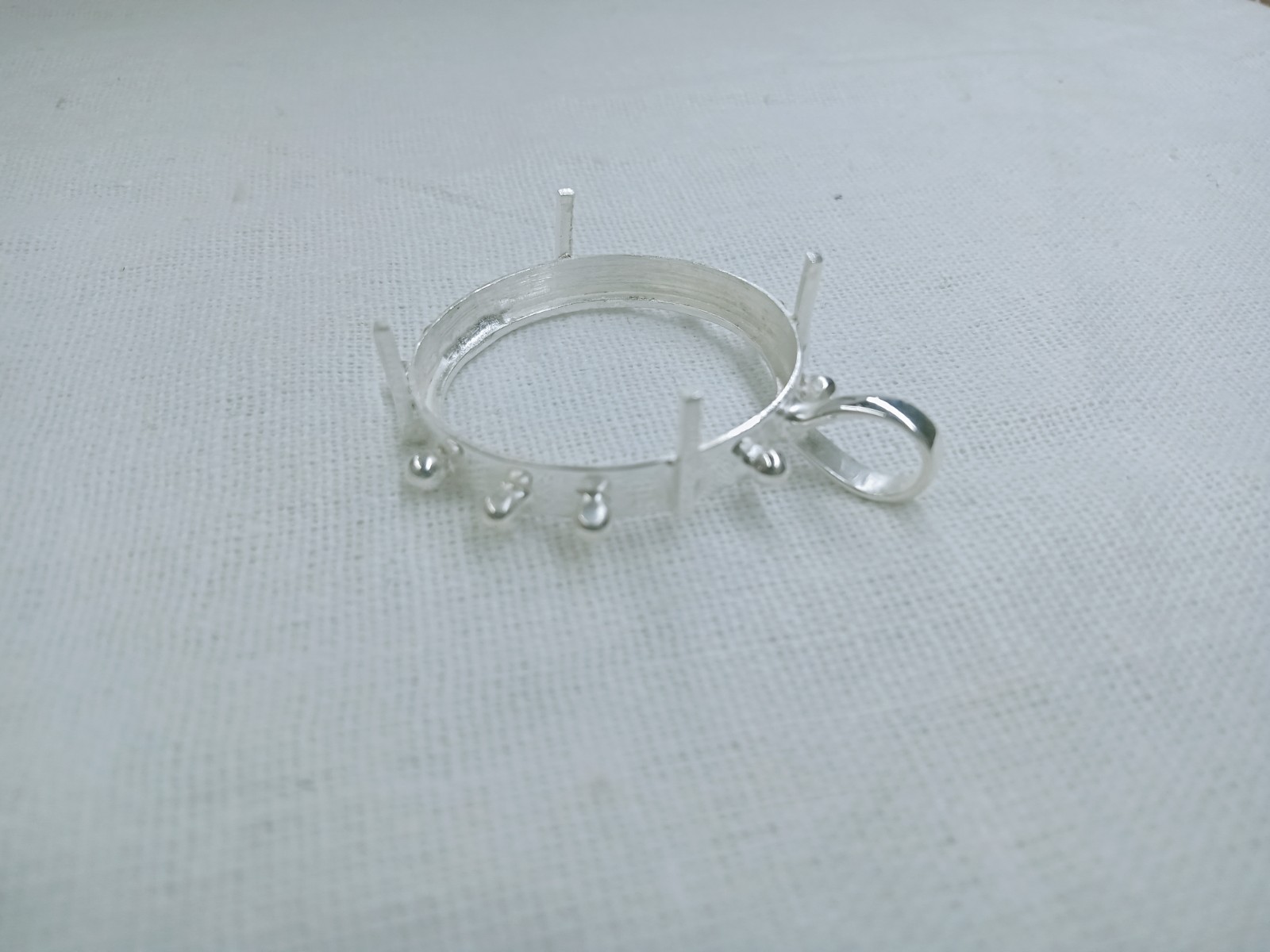 925 Sterling Silver Bezel Cup, Bezels For Coin, Silver Holder For Coin Jewelry