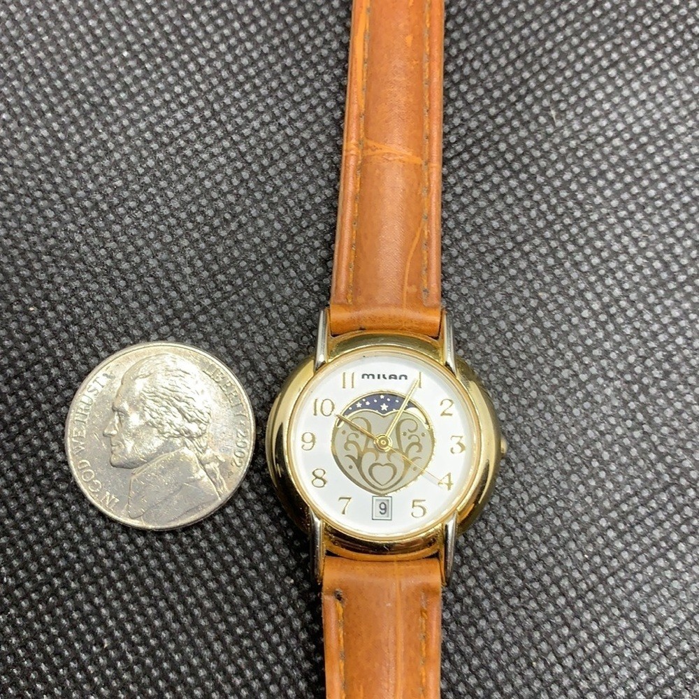 Milan moon phase date watch