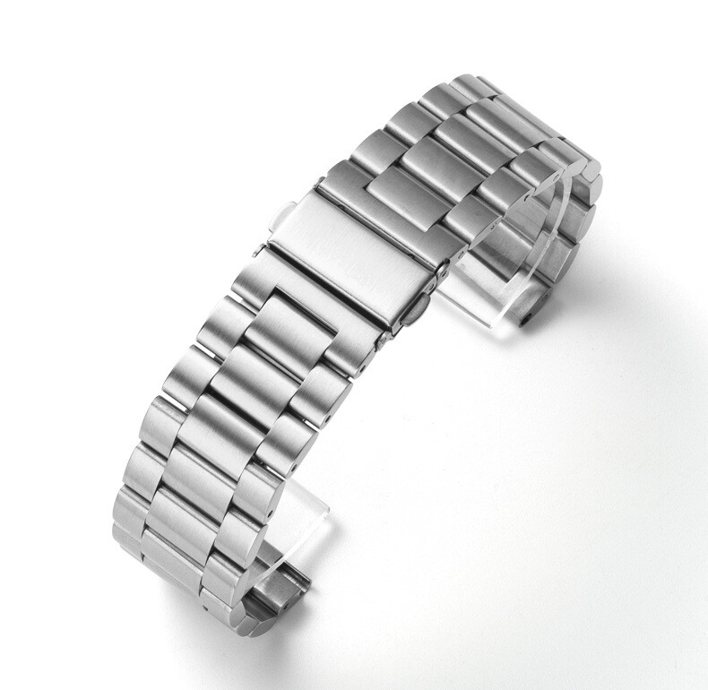 High Quality Stainless Steel Solid Steel Watch Band Metal Strap16 18 20 22 24mm
