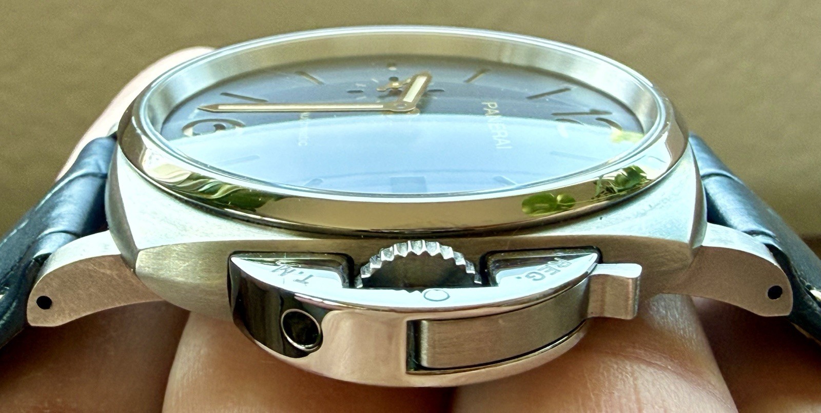 Panerai Luminor Due Titanium Blue Dial 42mm PAM00927 Automatic Watch Only