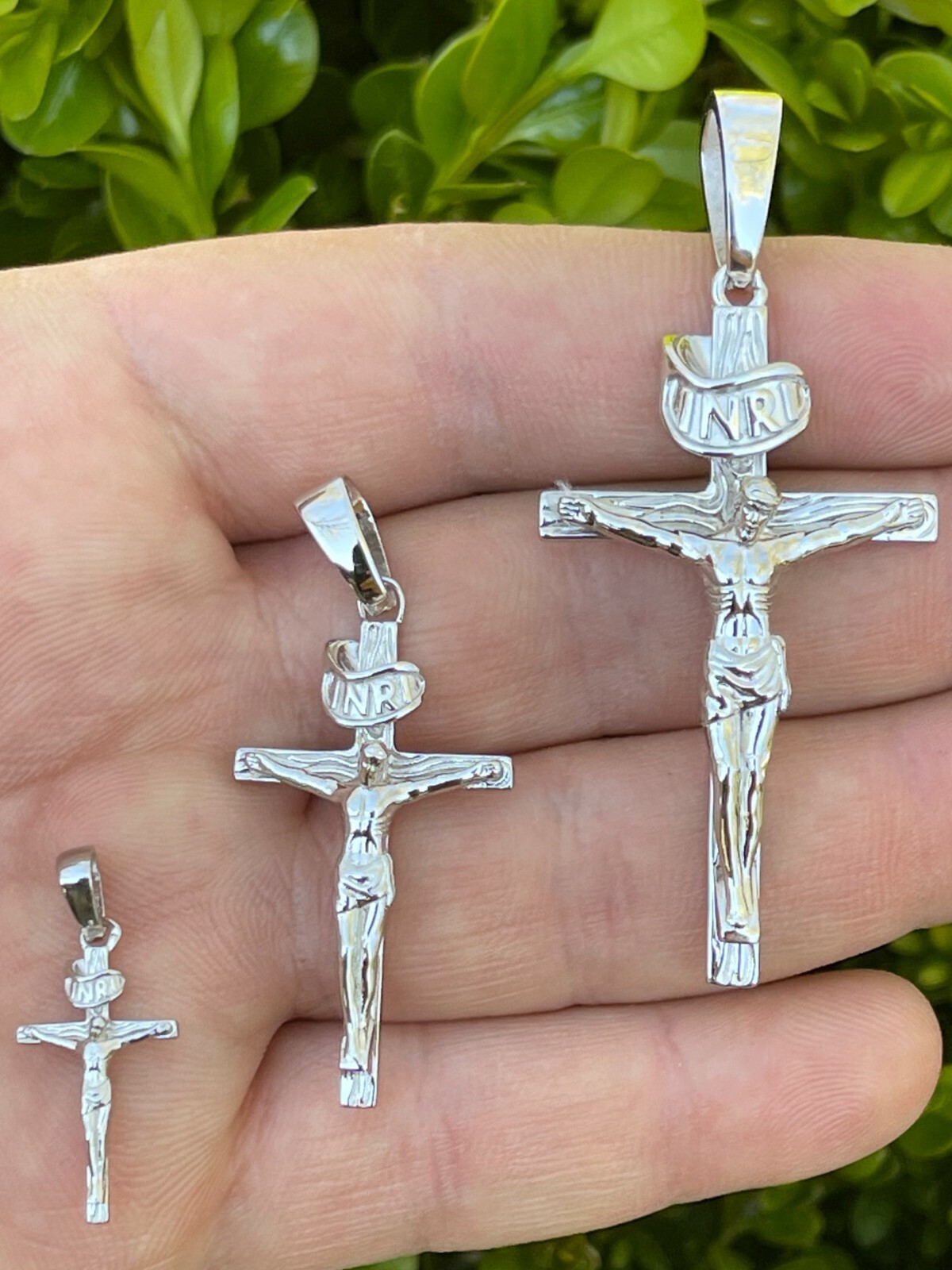 Dije Crucifijo Jesucristo Plata 925 Maciza para Hombre