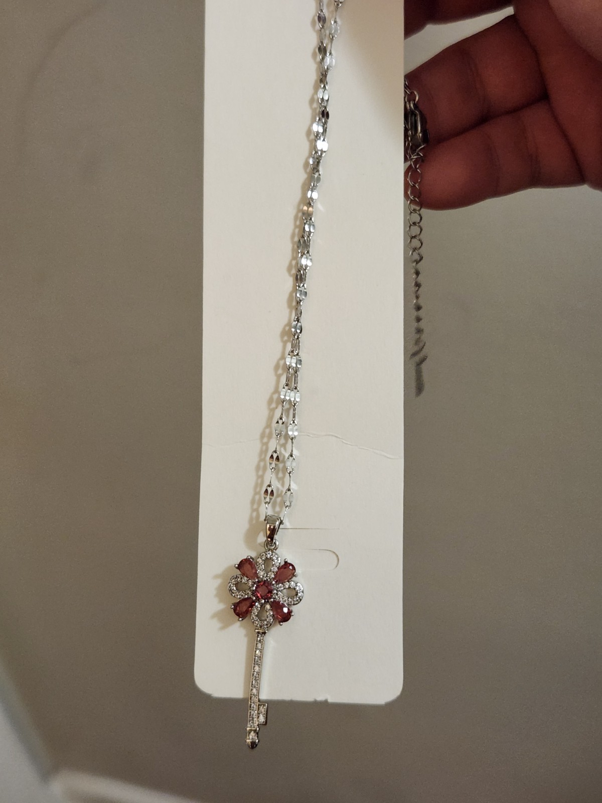 Key Pendent with Necklace Stanless Steel Gift Jewelry