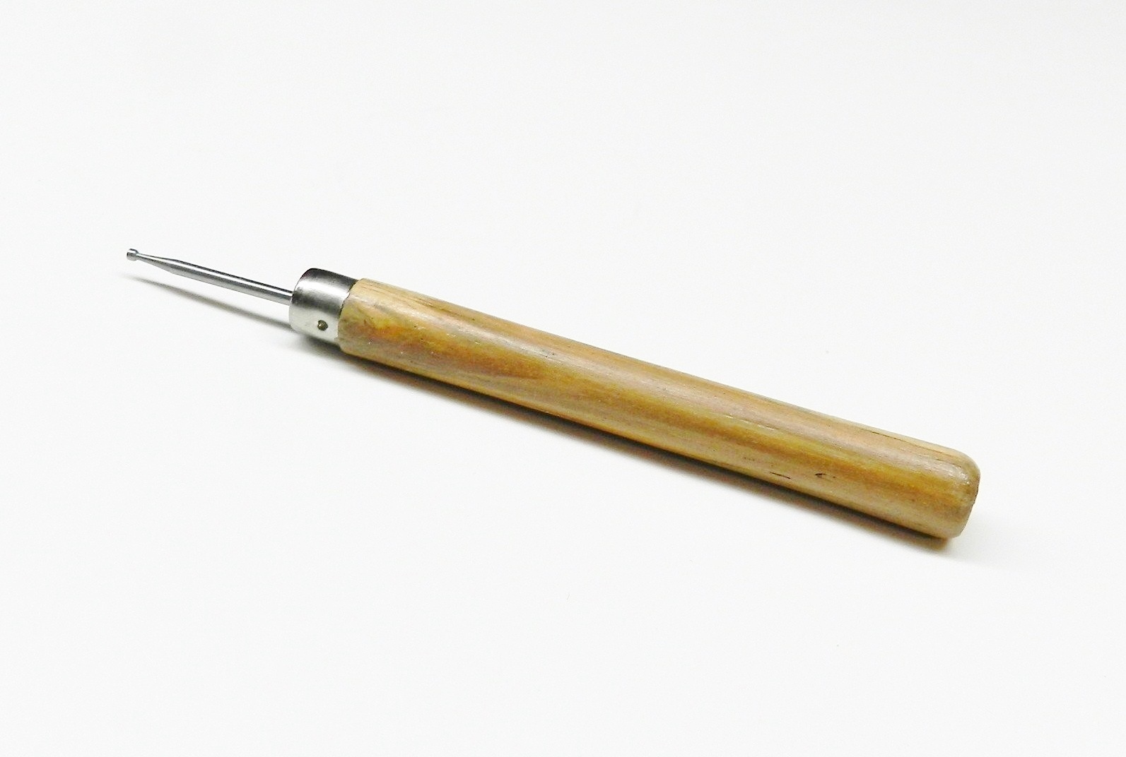 Wire Rounder Tool with Wooden Handle Debur Wire End Wire Working Tool Round Bur