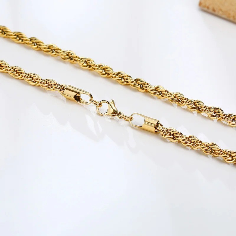 2MM Solid 925 Sterling Silver Italian DIAMOND CUT ROPE CHAIN Necklace Italy