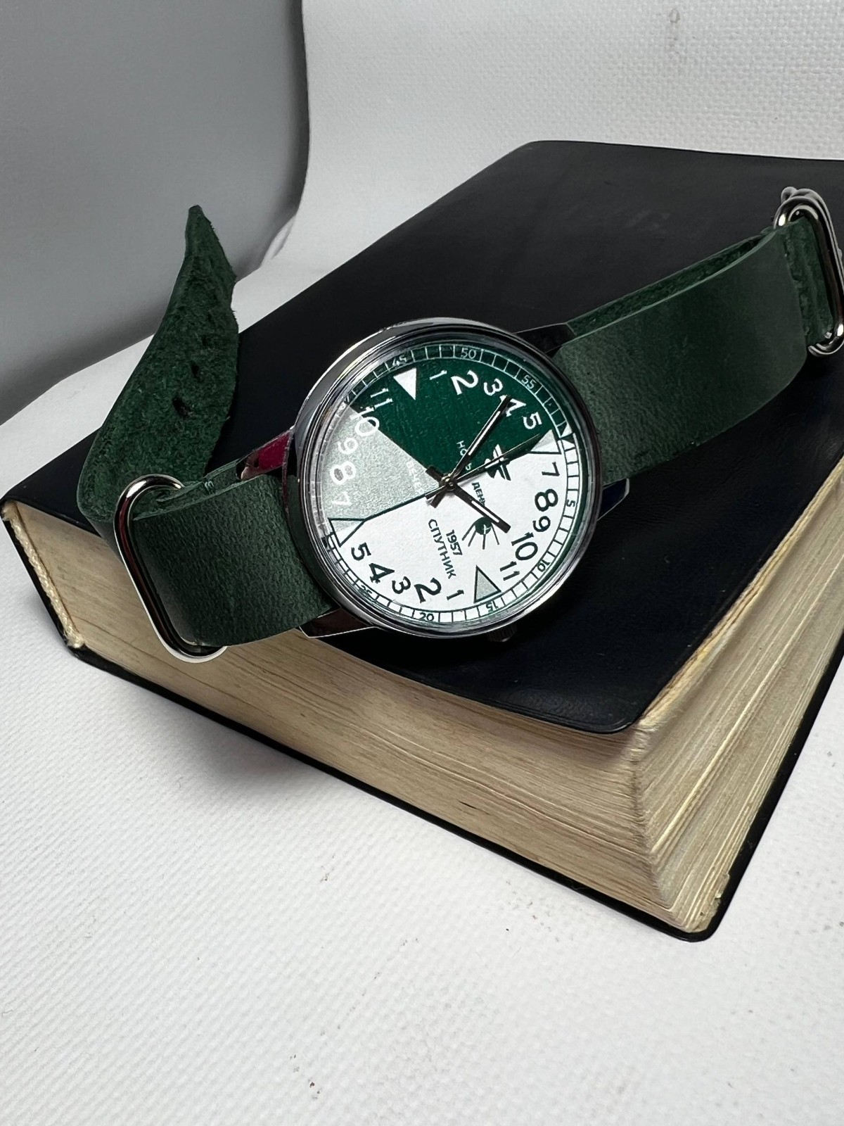 Soviet wrist watch RAKETA 1957 Day-Night from the former USSR Space Era Style