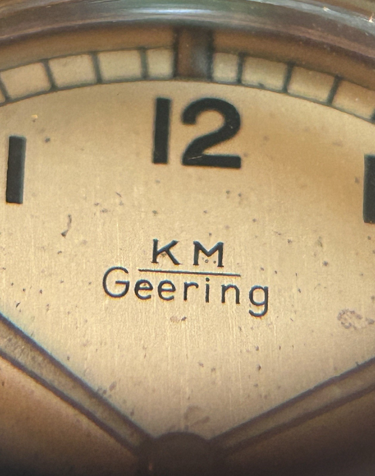 WWII Kriegsmarine Jumbo “KM Geering” Issued Service Vintage Military Watch