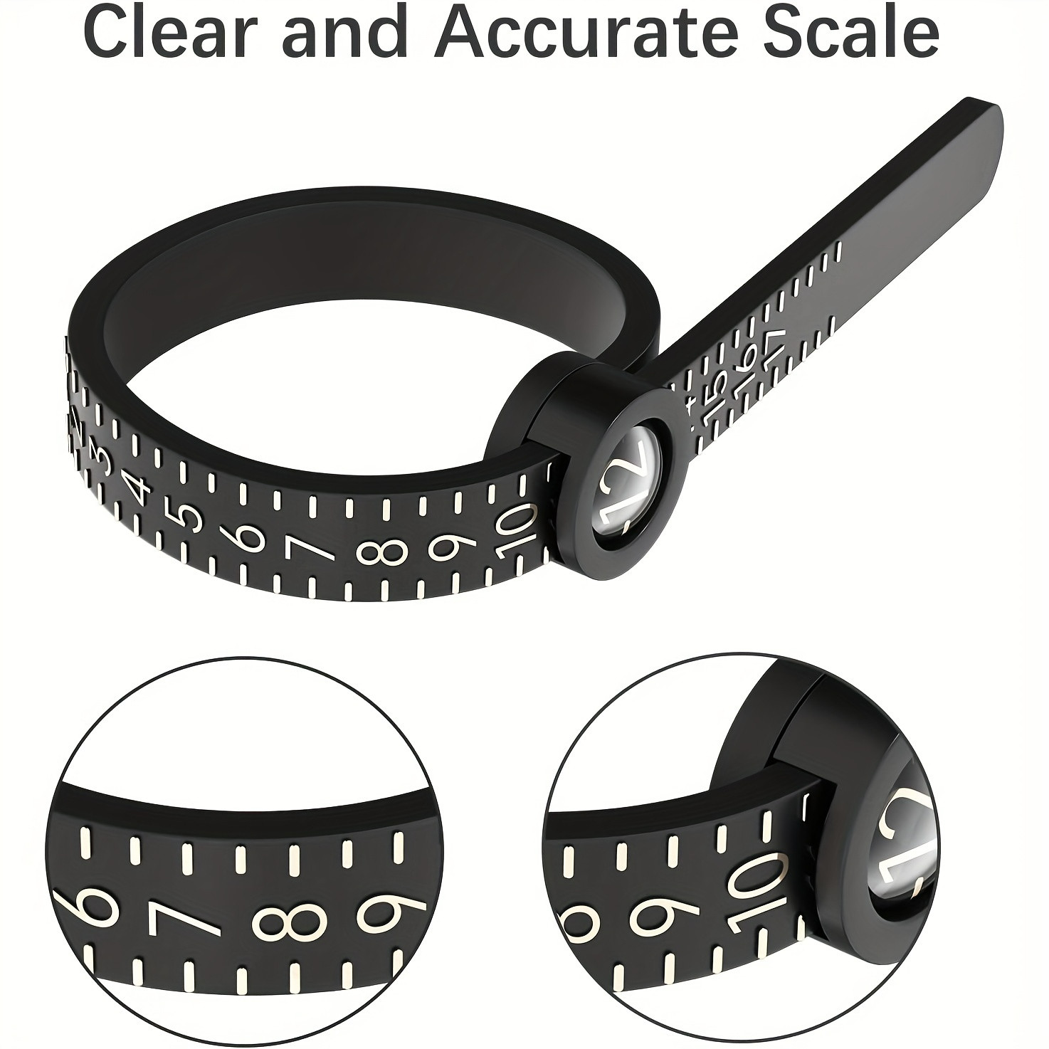 Ring Sizer Measuring Set 1-17 USA Rings Finger Size Jewelry Sizing Measure Tool
