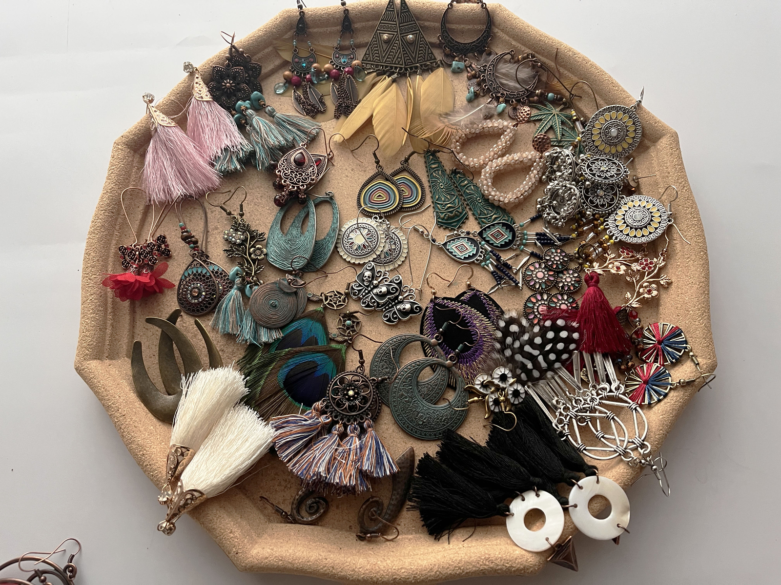 Wholesale 30 Pairs Vintage Retro Dangle Stud Earrings Boho Hoop Jewelry Lot
