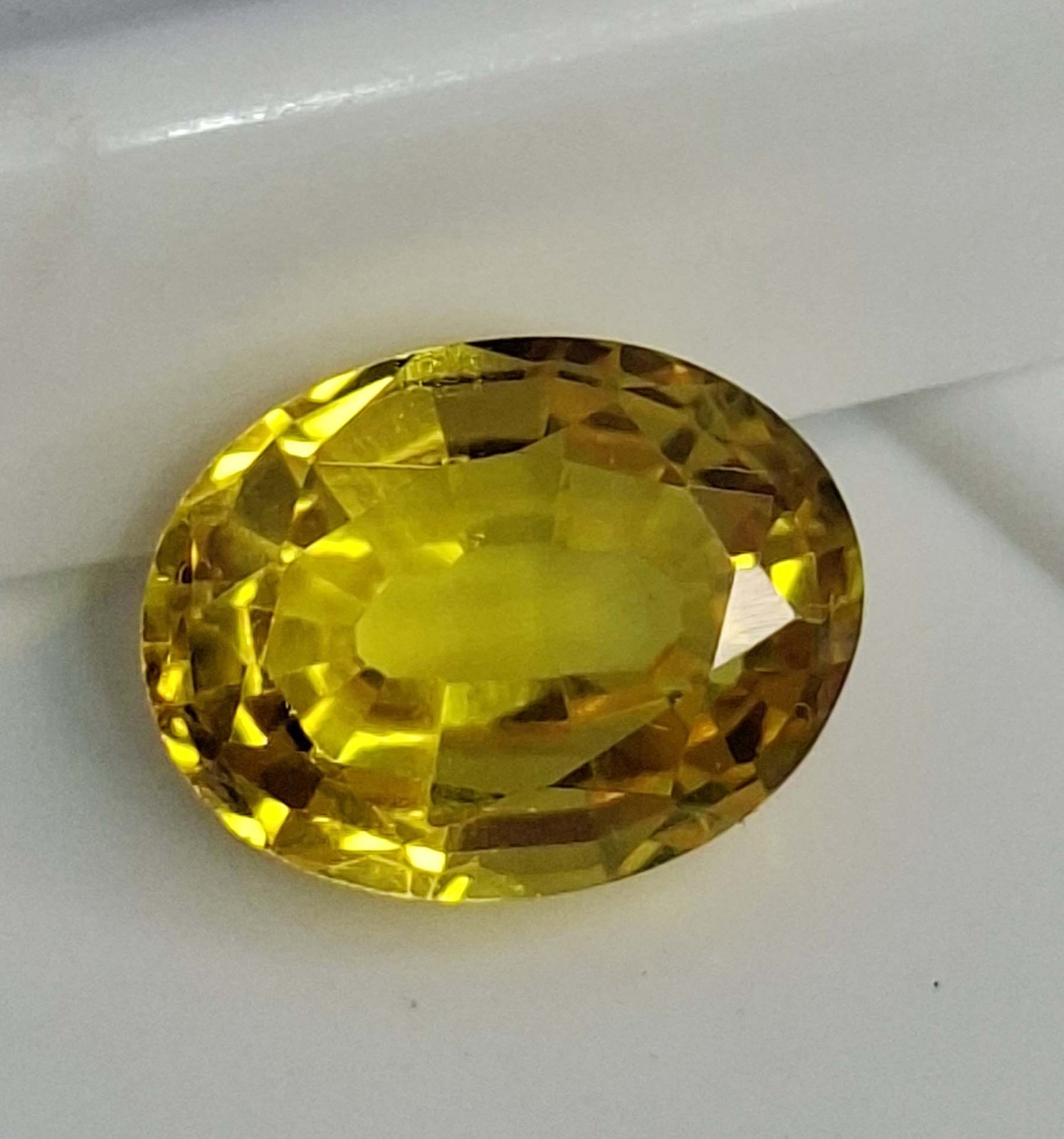 Sapphire Shine Oval Cut 5-7 Ct Yellow Loose Natural Certified Gemstone TQ1435