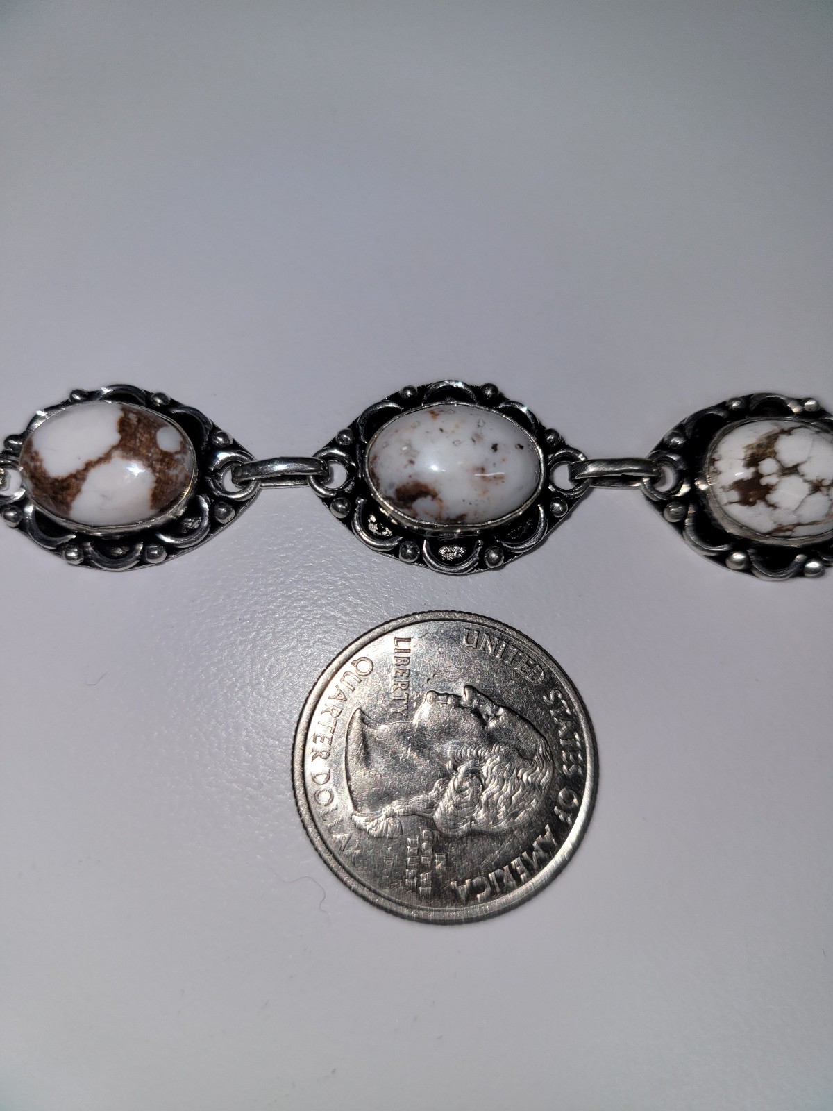 Wild Horse – Sterling Silver plated bracelet – handmade – 7″