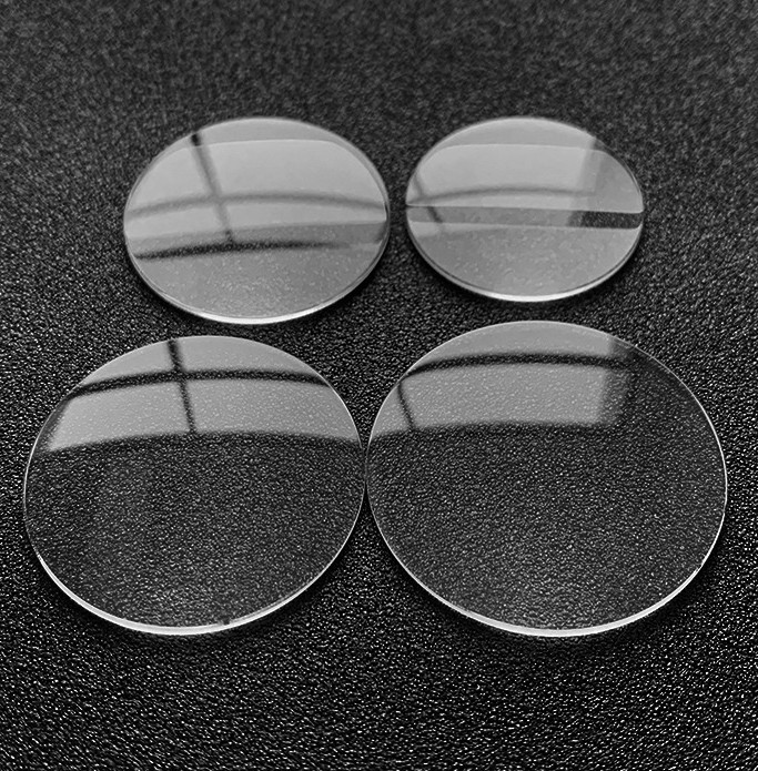 1.0/1.2/1.5/2.0/2.5/3.0mm Single Dome Mineral Glass Watch Crystal Size 18-45mm