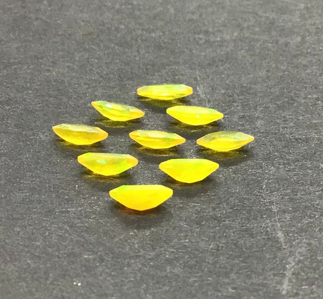 AAA Natural Ethiopian Yellow Fire Opal Marquise Cut Loose Gemstone For Jewelry