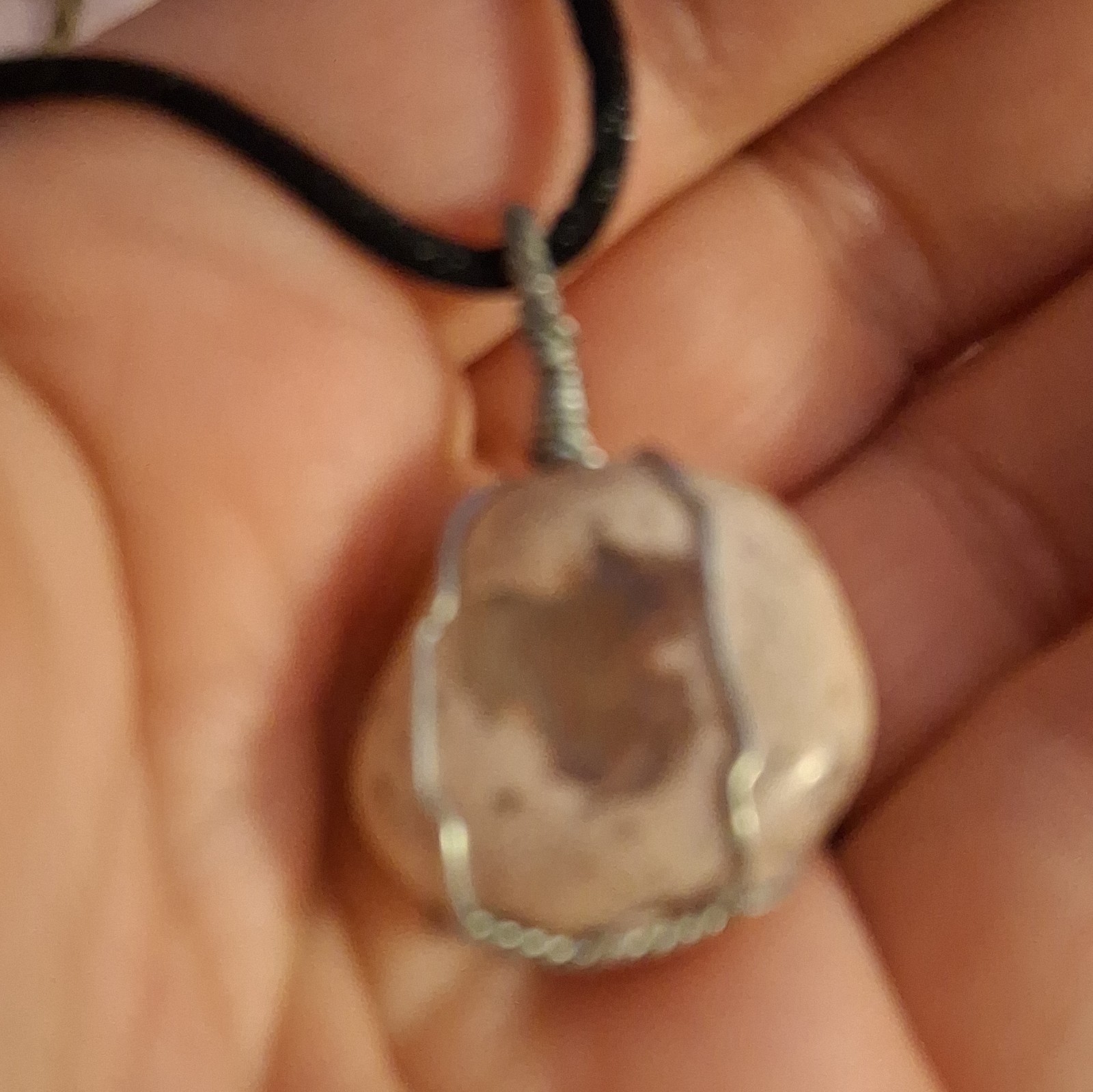 Turtle Charm Pendant And Crystal Necklace