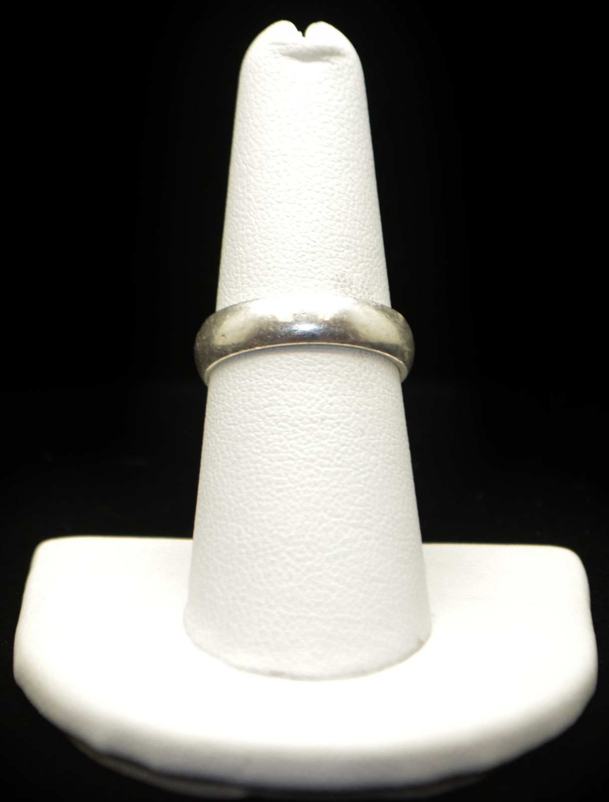 Sterling Silver Simple Smooth Band Ring SZ 7.25 #FMH258