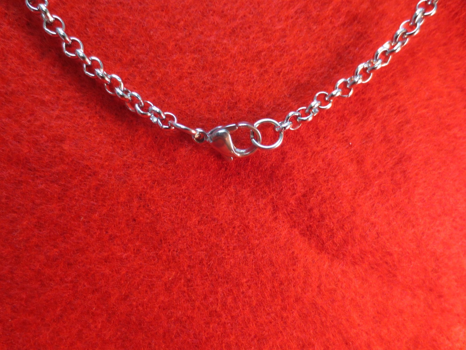 16 INCH TO 44 INCH SILVER STAINLESS STEEL 4MM ROLO LINK ROPE CHAIN NECKLACE