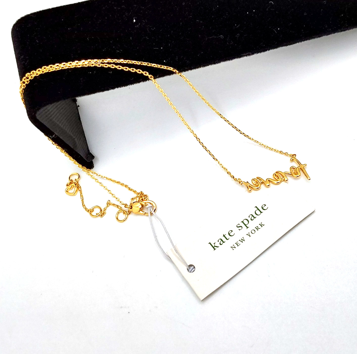 Kate Spade New York Say Yes Bridal Collection Gold Tone Pendant Necklace