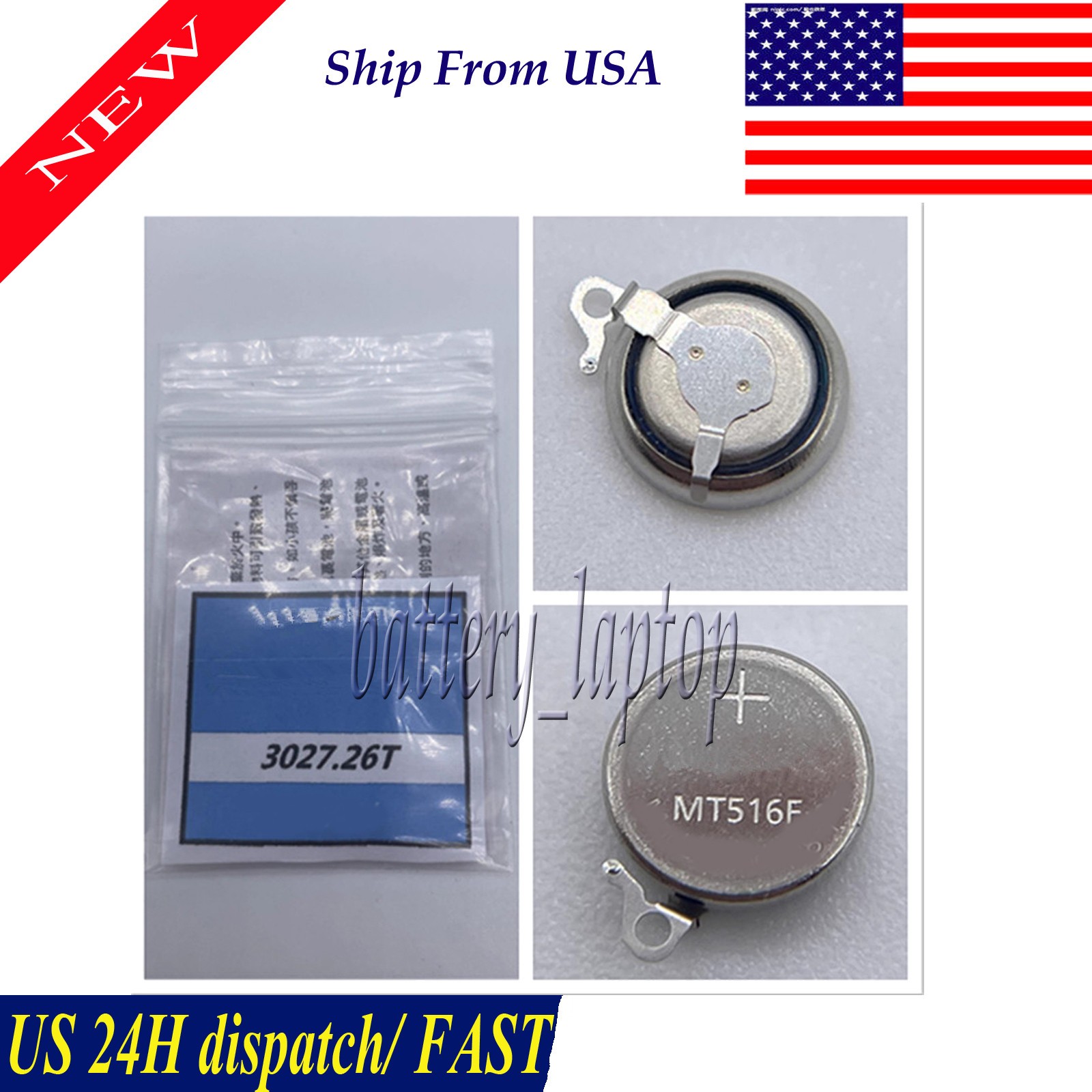 MT516 MT516F Battery Capacitor For Panasonic Seiko Kinetic V114 V115 V116 VS10
