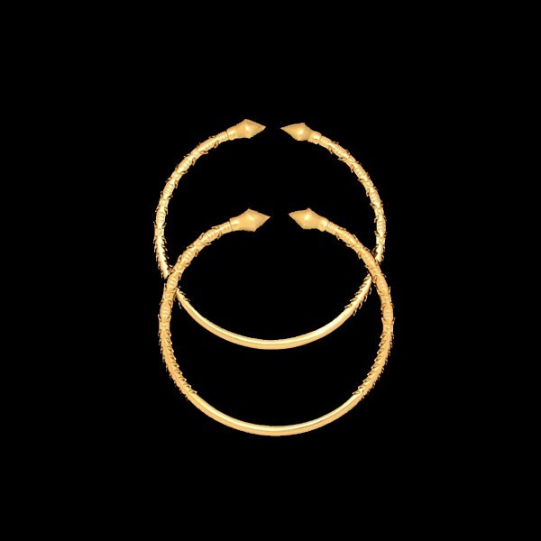 The Great Pyramid Manhattan West Indian Bangles | 22K Gold