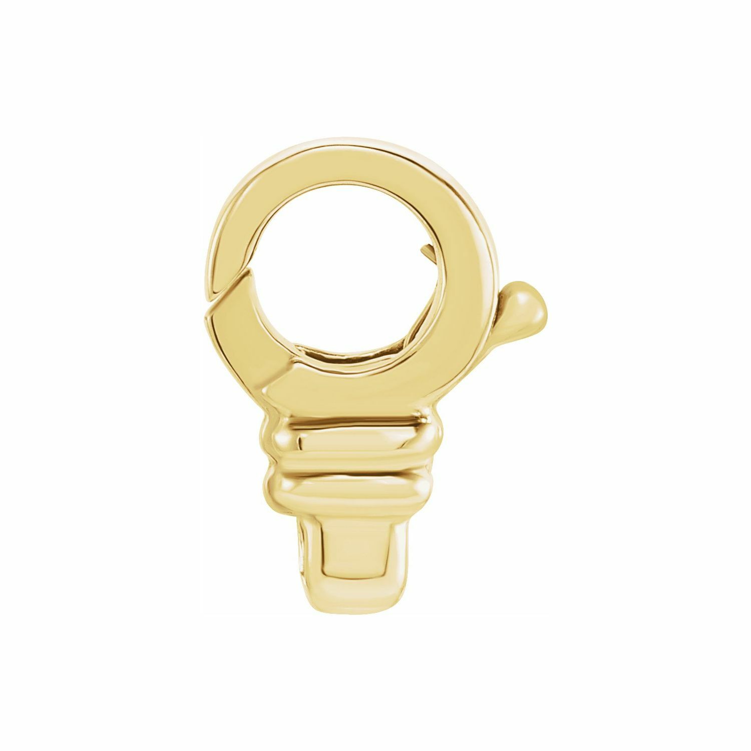 14K 18K White or Yellow Gold Fancy Retro Modern Lobster Claw Clasp 11 or 13mm