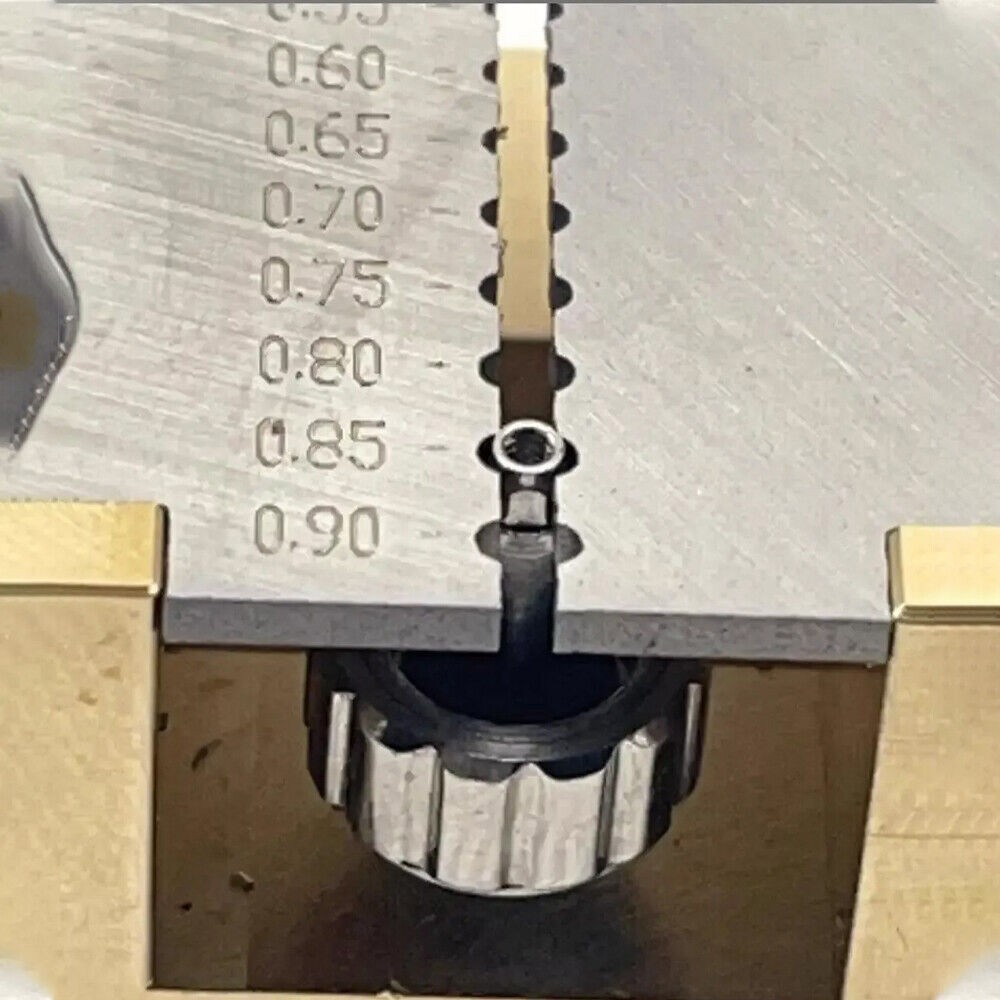 Copper Pliers Fixture Pointer Tube Clamp Manual Vise Watch Repair Tool Holder US