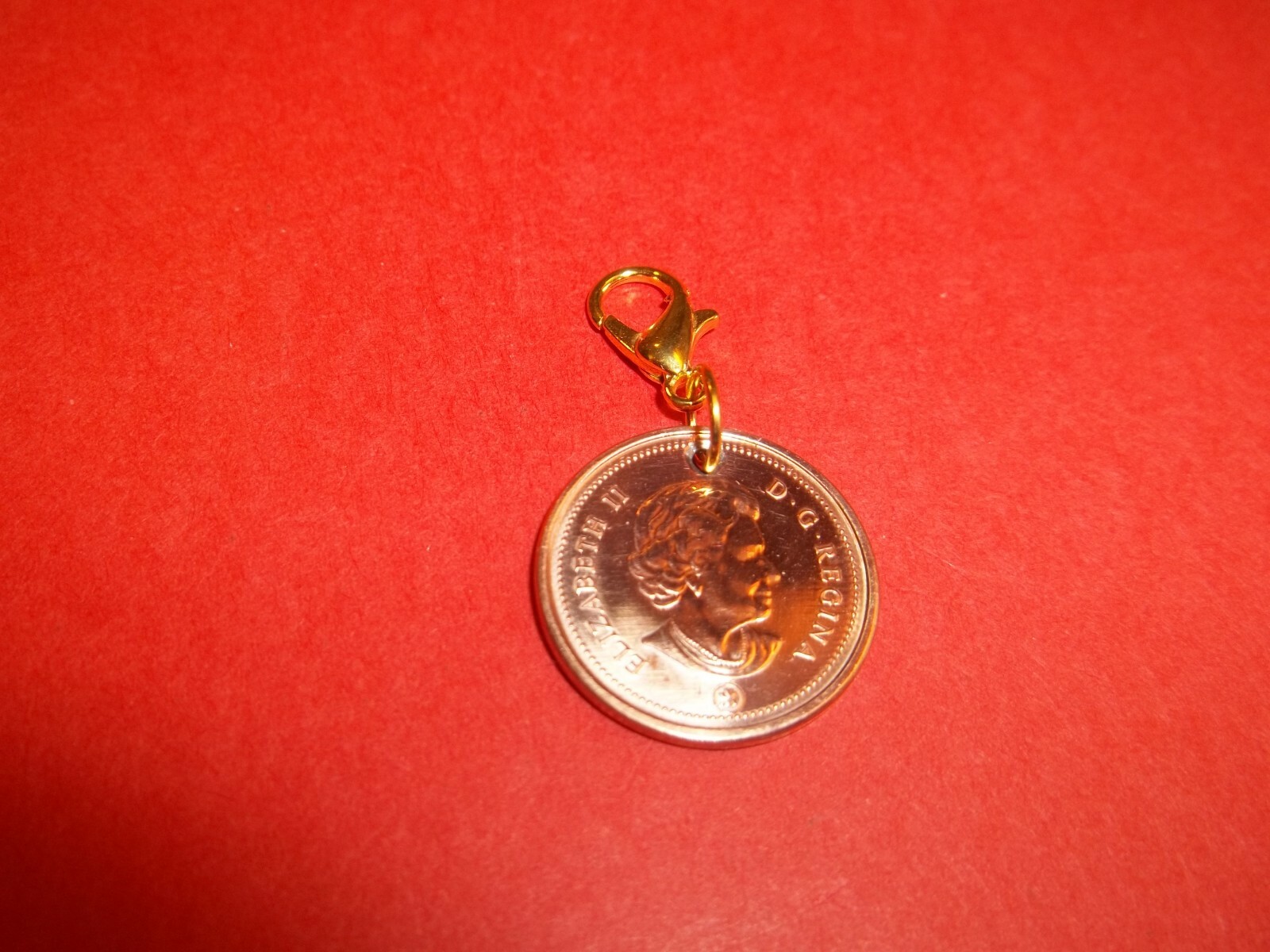 ONE (1) CENT – CANADA PENNY – HIGHLY POLISHED PENDANT / CHARM – 1997 to 2011