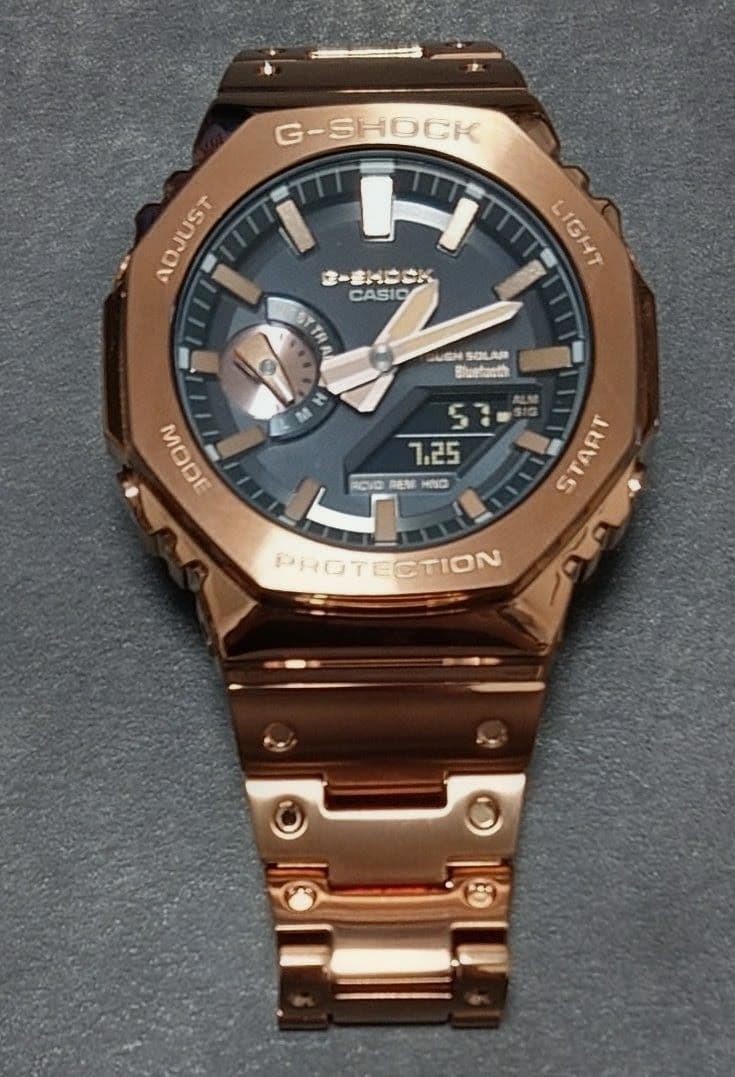 CASIO G-SHOCK GM-B2100GD-5AER Rose Gold Safe packing!
