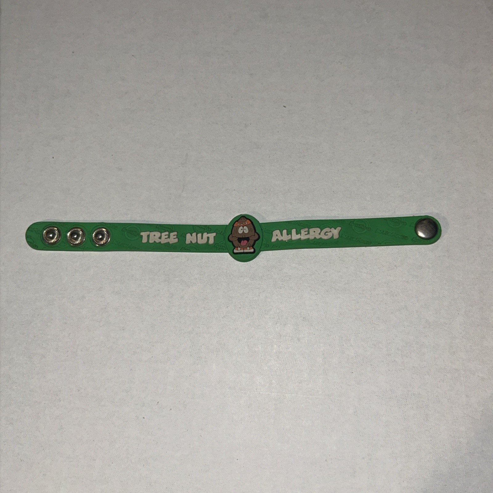 AllerMates Allergy Wristbands Medical ID Silicone Bracelet Emergency Tree Nut
