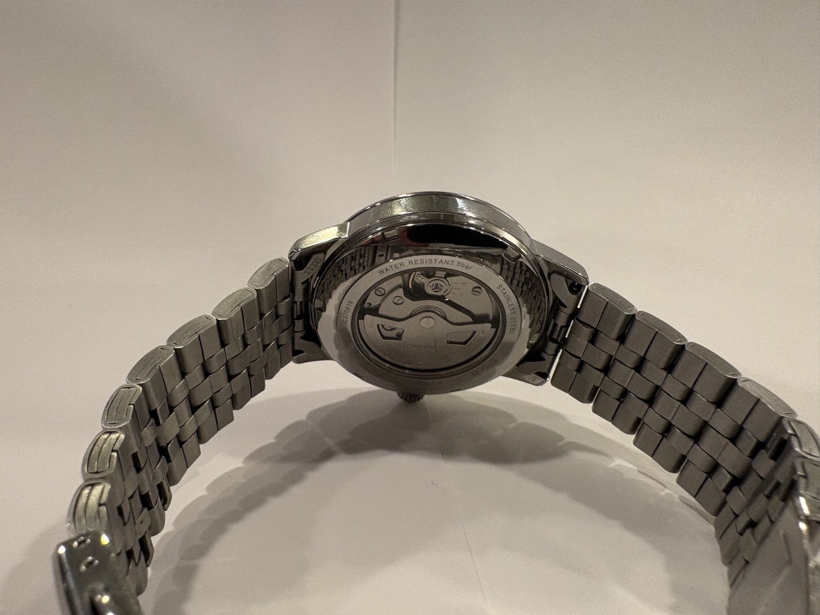 Orient Symphony III Automatic Men’s Watch F672-UAE0 Silver Dial Bracelet Box