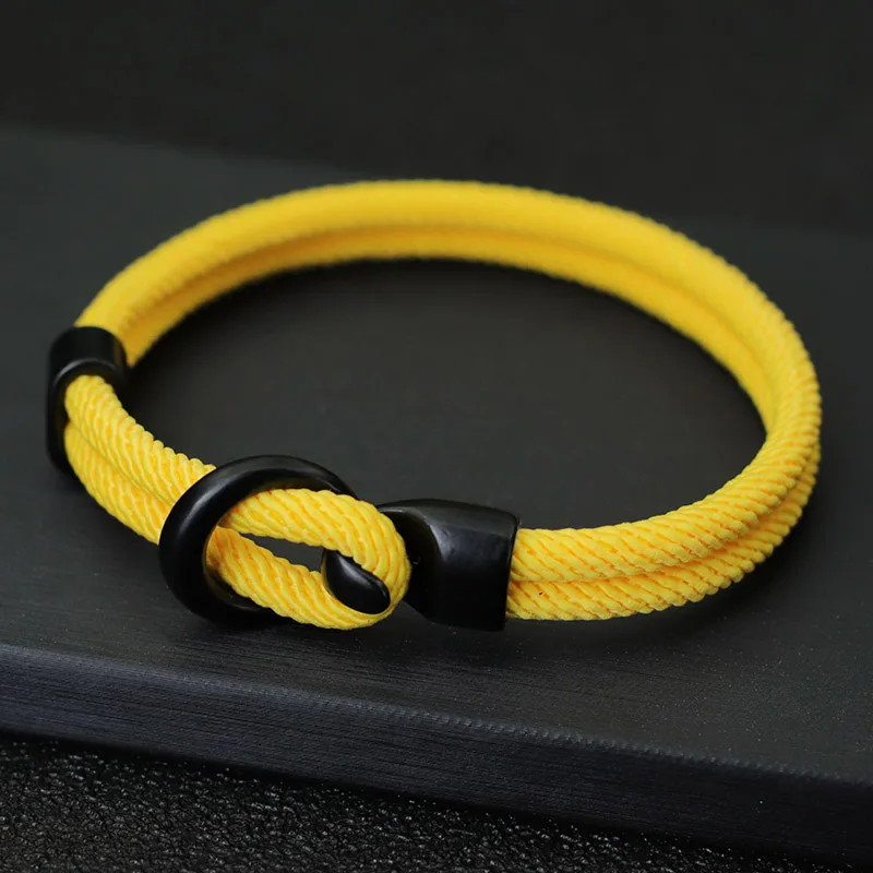 New Men Apparel Accessories Bracelet Bilayer Milan Rope Nautical Wrap Rope