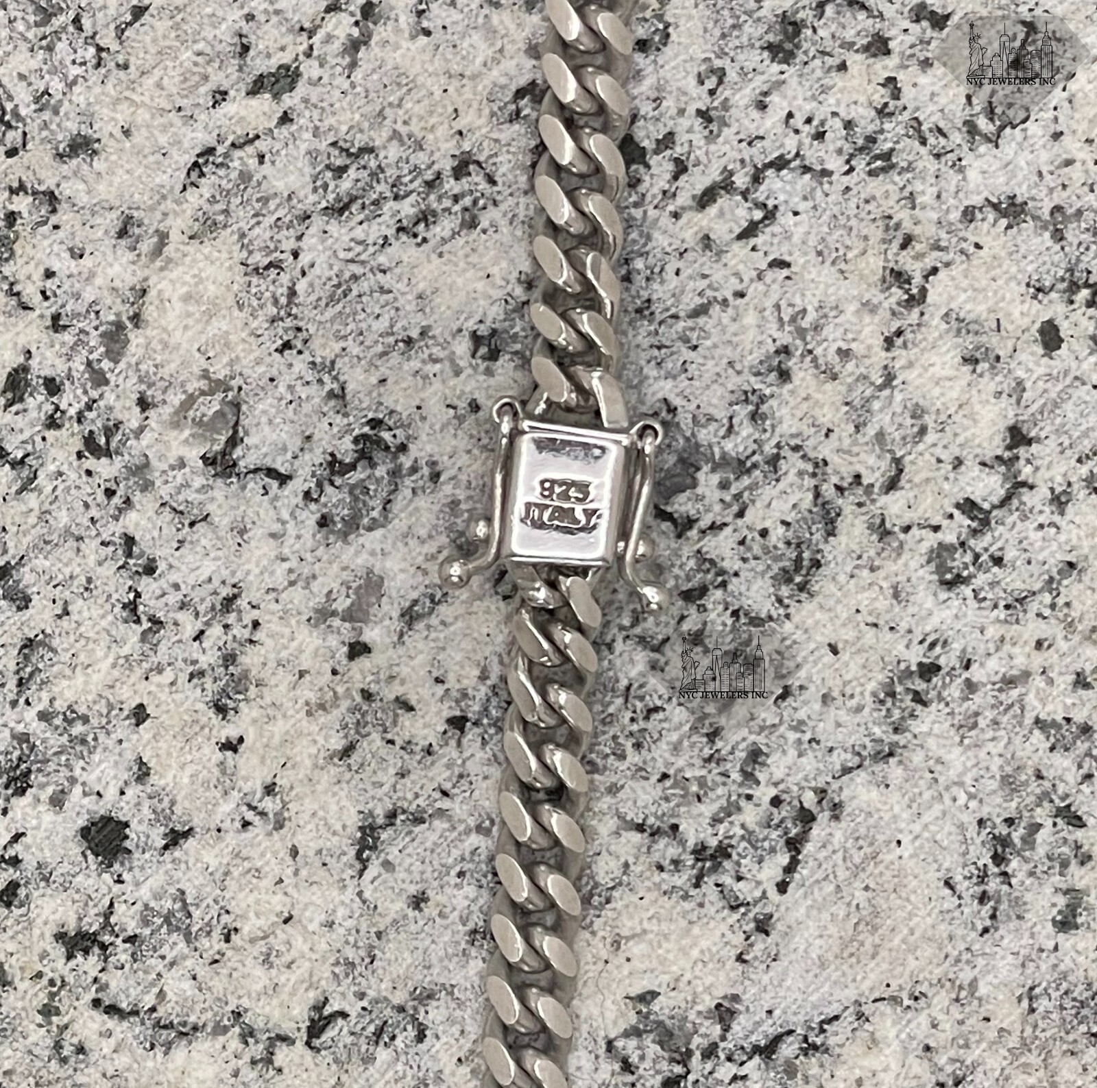 Italian Sterling Silver Cuban Link Chain Necklace Thick 6MM Chain 925