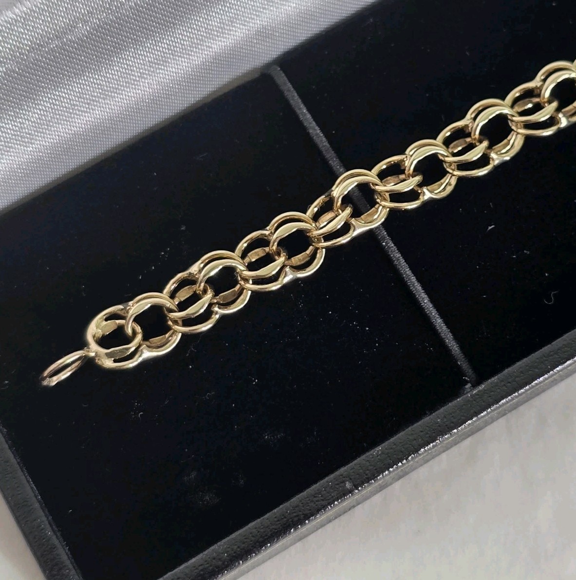 9ct Solid Yellow Gold ID ( Identification ) Bracelet. London 1973. By A G C .