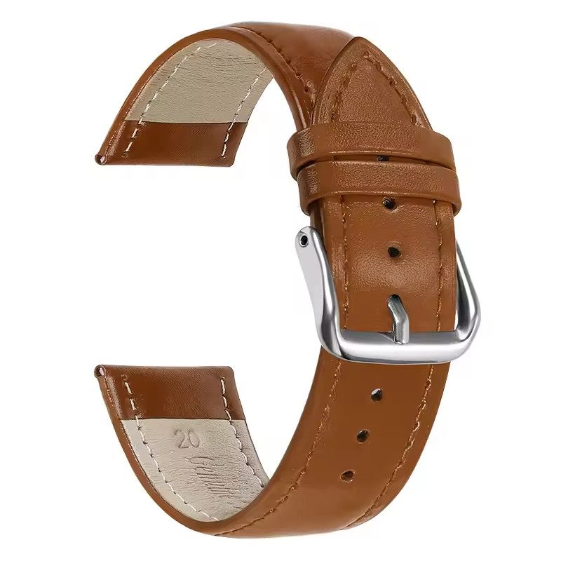 Leather Watch Strap 12mm to 24mm Genuine Replacement Soft Bracelet Watch Band
