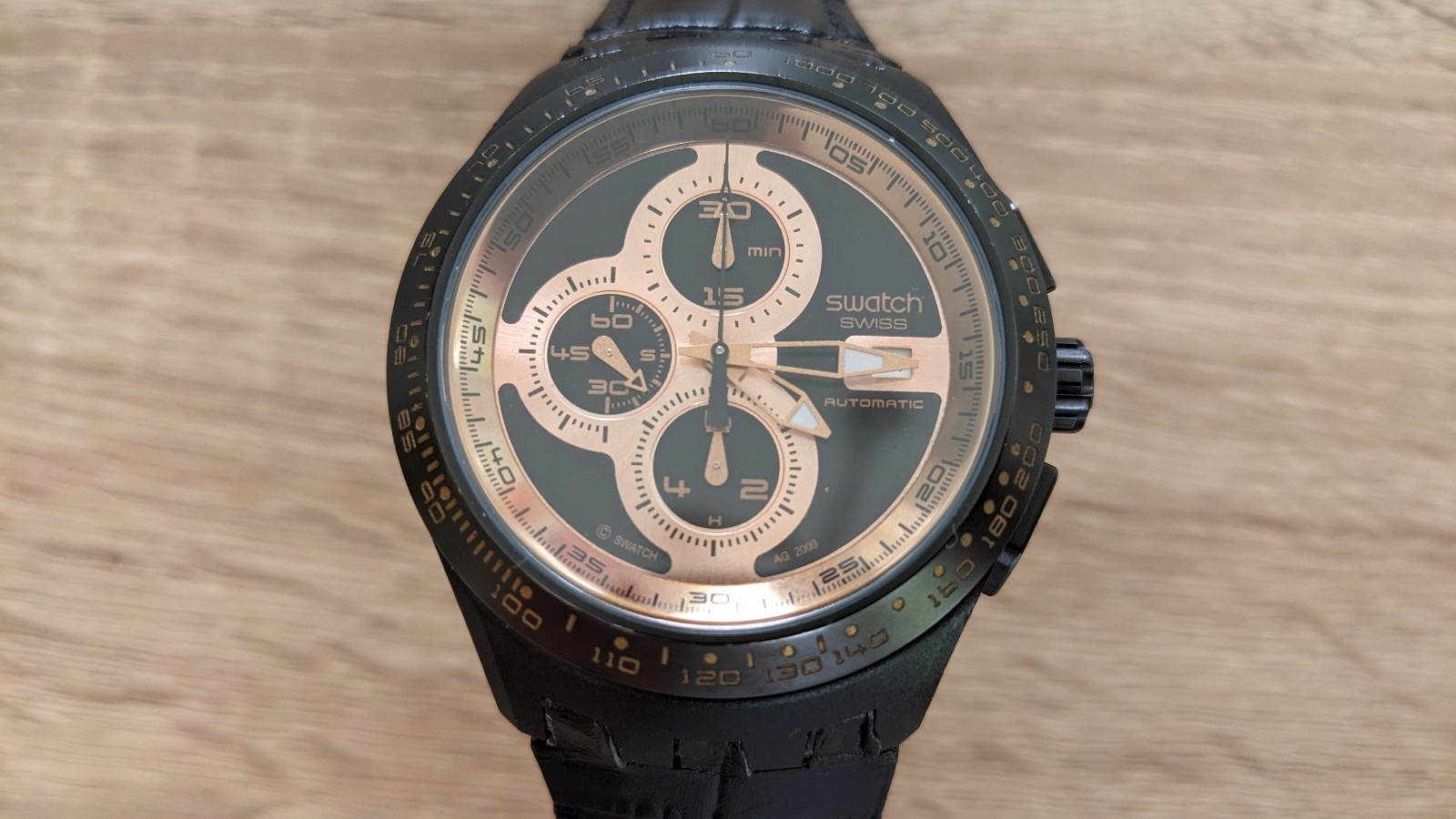 Swatch SVGB402 Automatic Chronograph Swiss Watch
