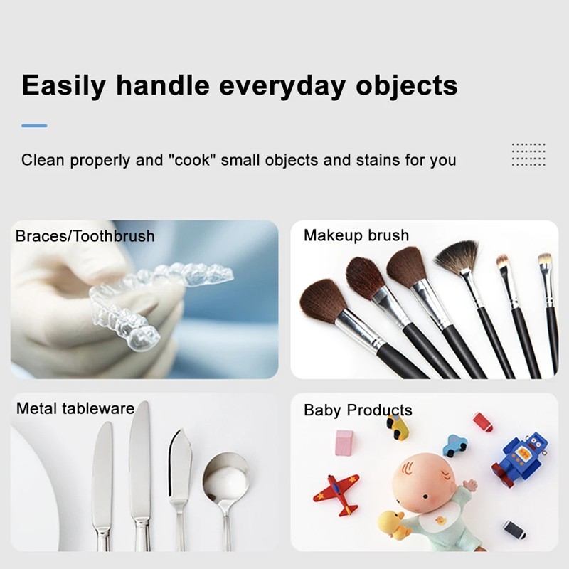 Sonic Jewelry Cleaner- 45 Khz Professional Portable Glasses Cleaner Machine