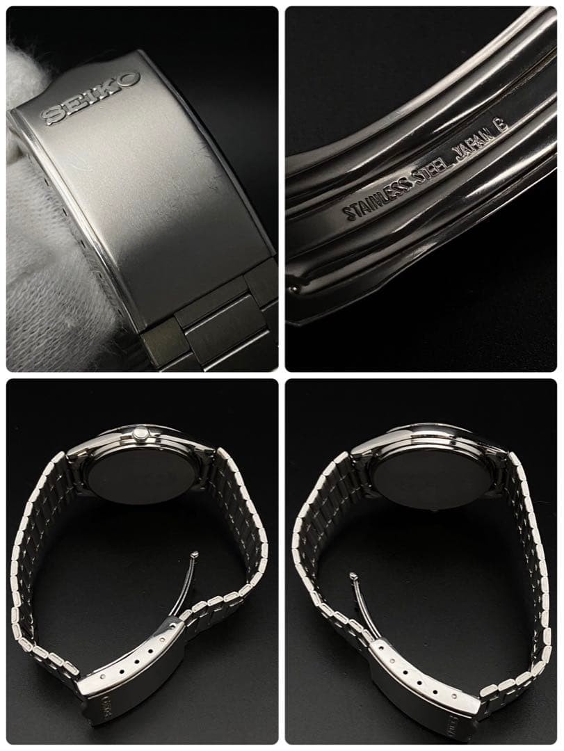 Working item SEIKO Chronos Day Date Wristwatch 5H23 7D40 New Battery