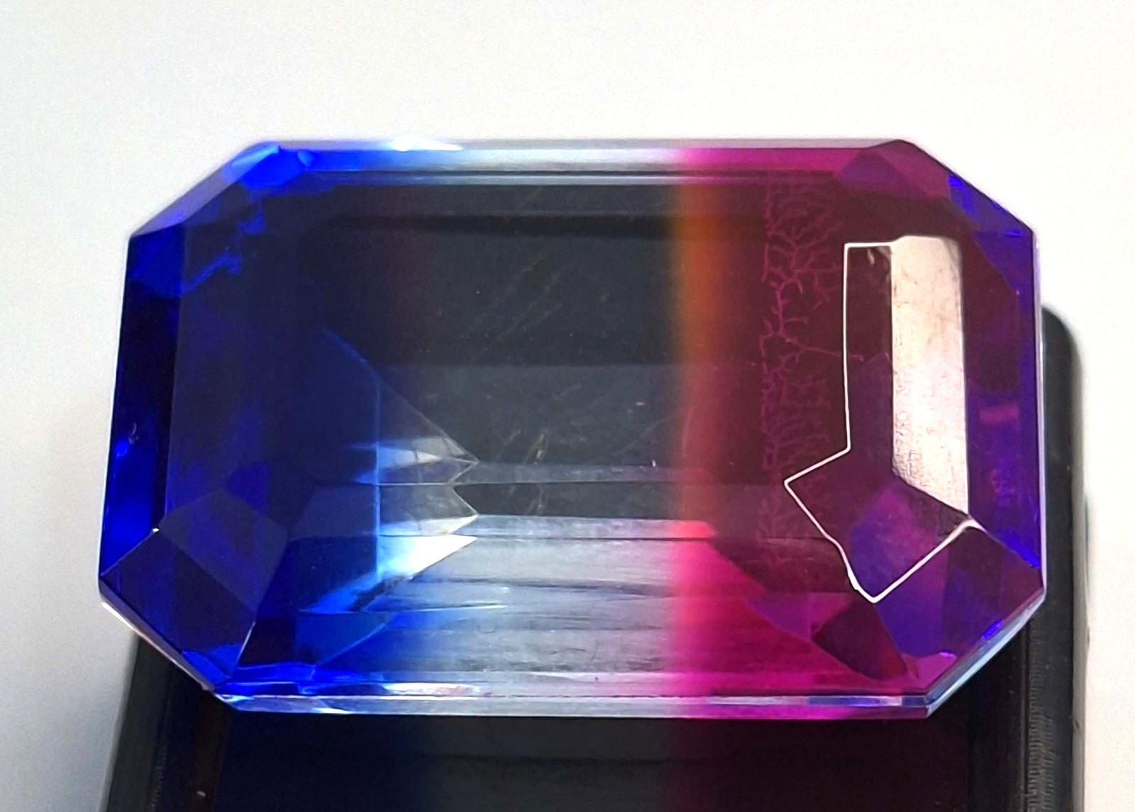 Bicolor Tourmaline Emerald Cut 50-52 Ct Fantastic Natural Loose Gemstone SP315