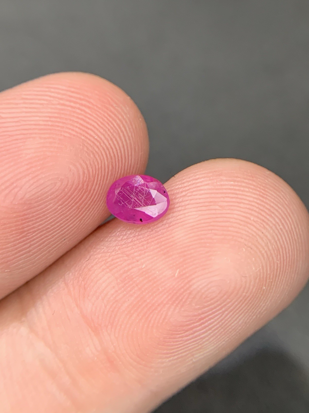 0.81 Ct No Heat Ruby