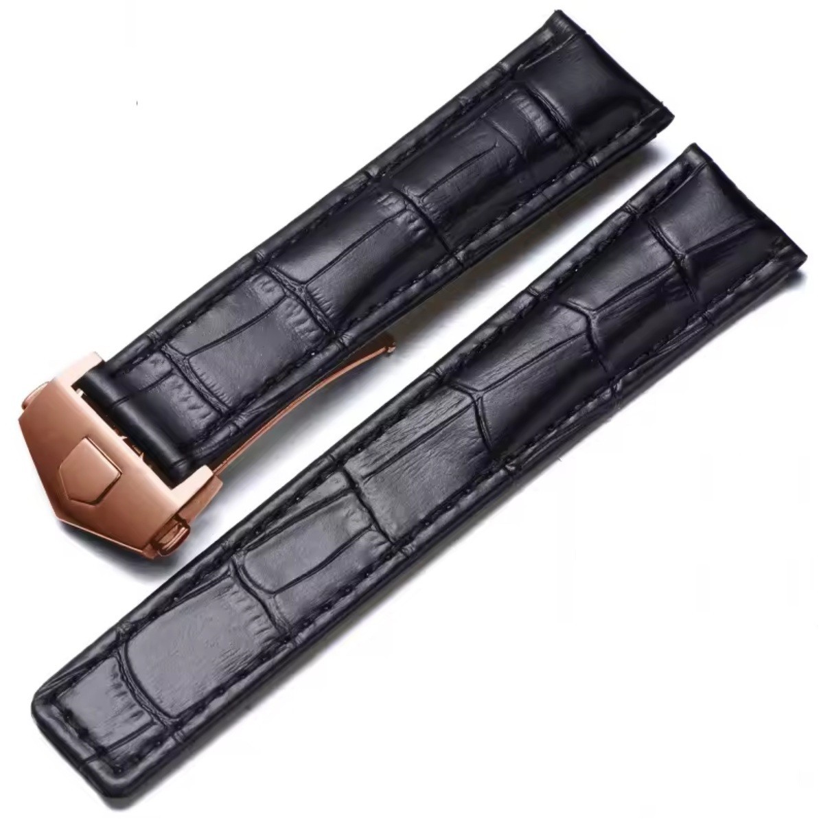 19-20-22mm Leather Watch Band Strap Made For Tag Heuer Carrera Calibre Monaco