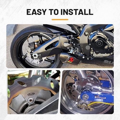 1PC Stainless Steel Motor Floating Disc Rotors Rear Brake Rotors For DOWNTOWN