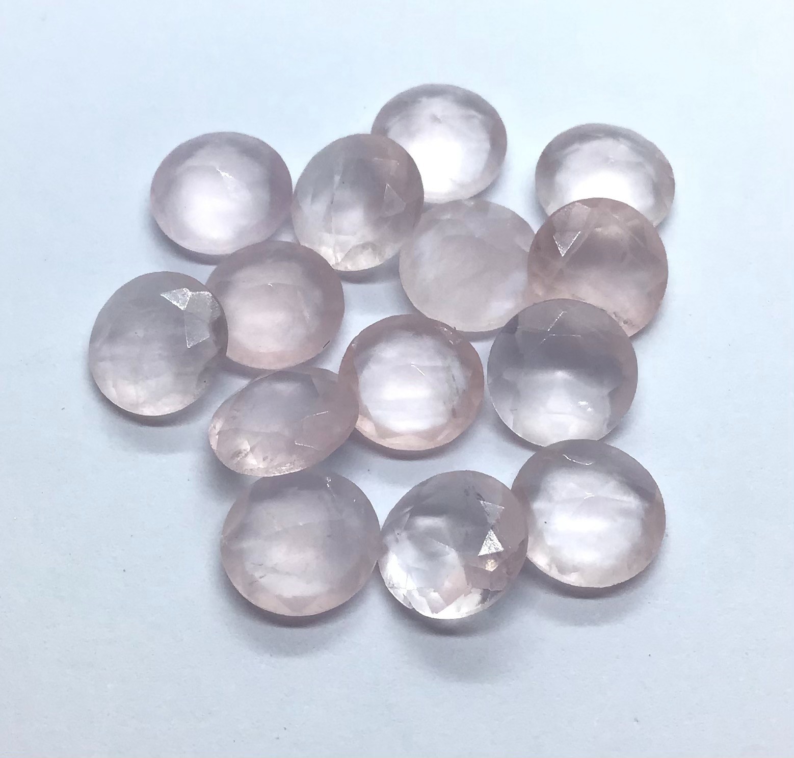 Natural Round Cut Rose Quartz AAA Loose Gemstone For Making All Type Jewelry