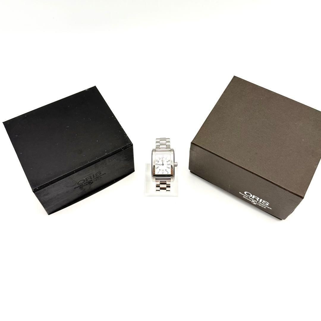 [B1P] Oris Rectangular Automatic Leather Strap Watch [w8t]