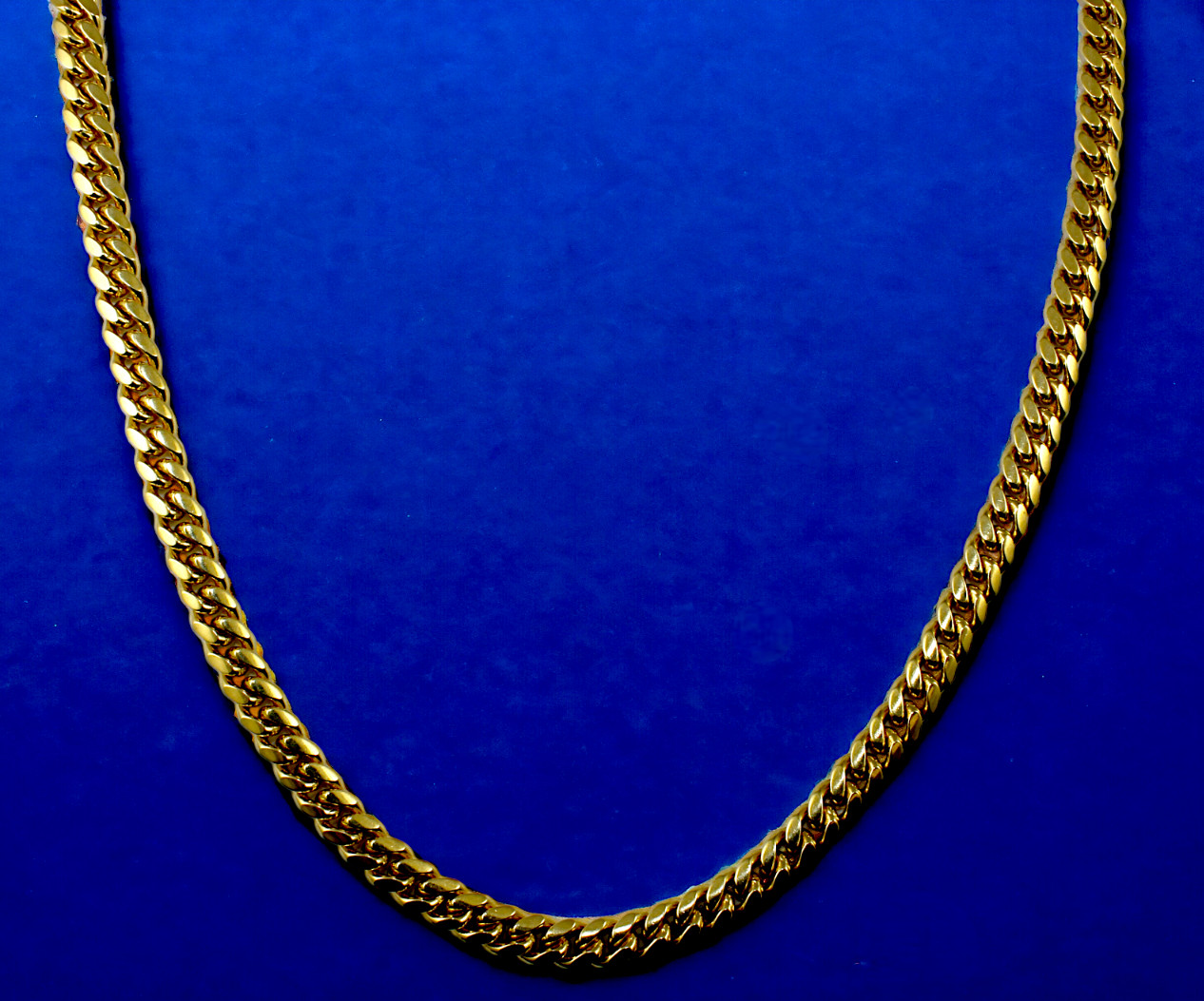 18K Yellow Gold SOLID Miami Cuban Link Chain Necklace Bracelet 3mm-7.5mm 7″-30″
