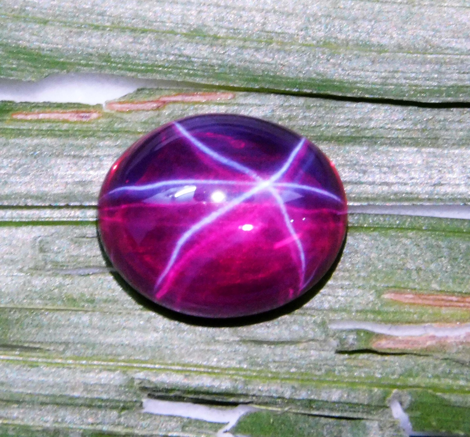 71.15 Ct Natural Red Star Ruby Cabochon Cut CERTIFIED Loose Gemstone 6 Rays