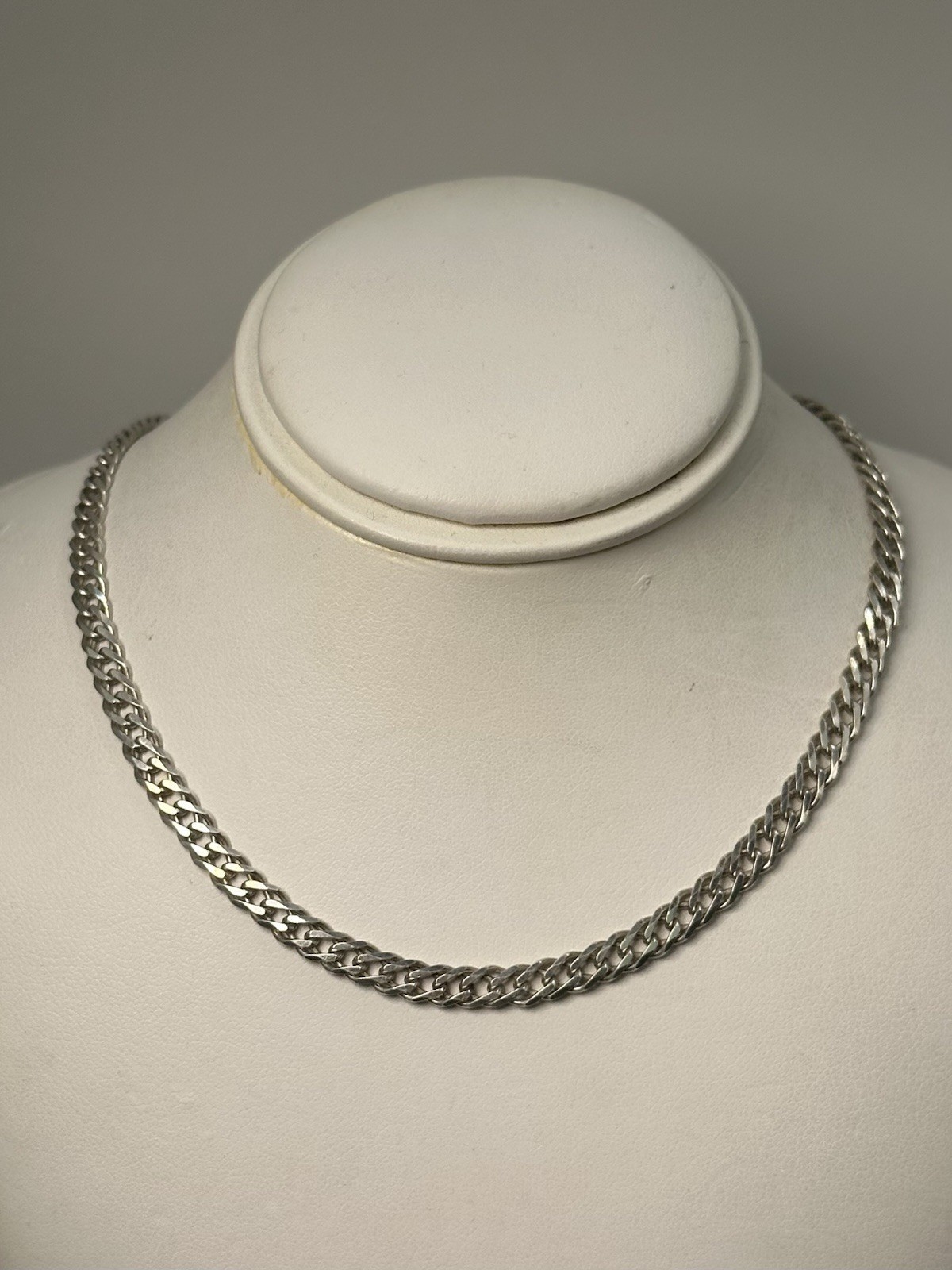 925 Sterling Silver Diamond Cut Miami Cuban Curb Chain Necklace 20” 4mm 13.8g