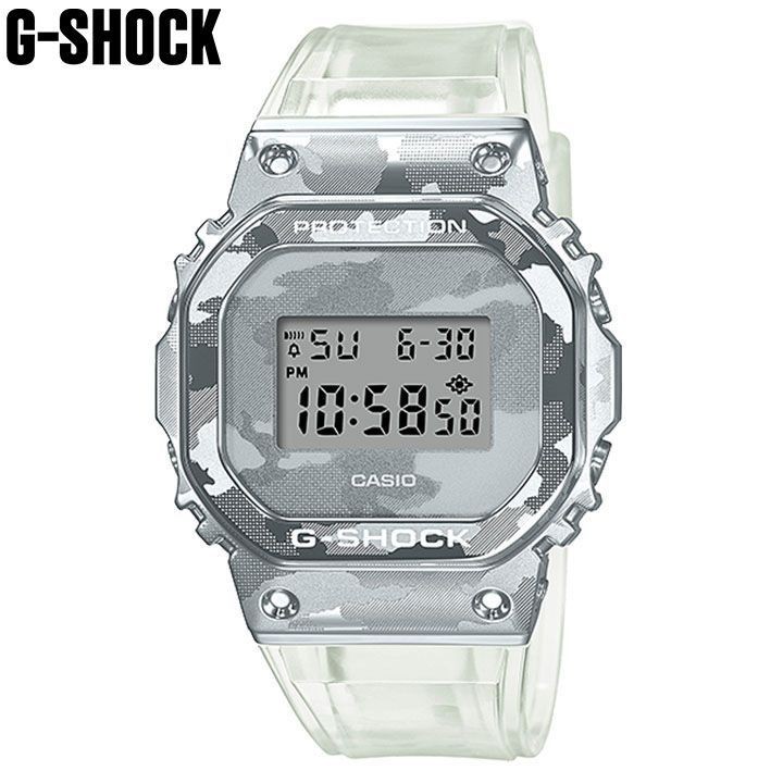 Skeleton G SHOCK G Shock GM 5600SCM 1JF Transparent Clear Camouflage Men s Wr