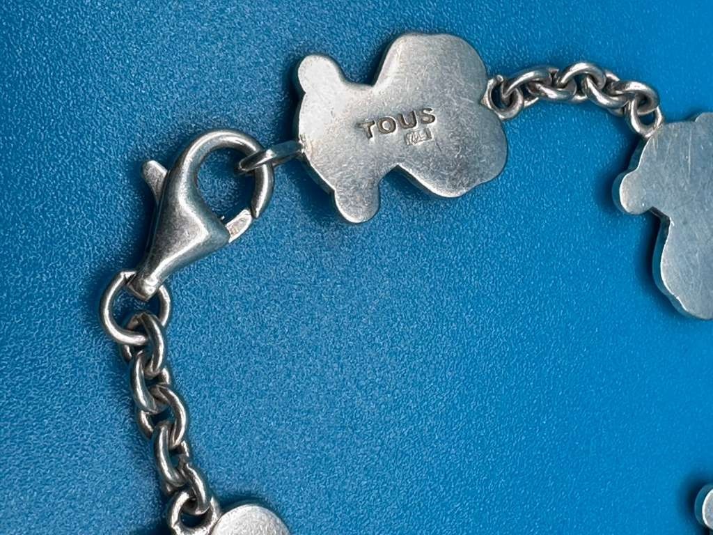 TOUS – Authentic Silver and Enamel Tous Bracelet