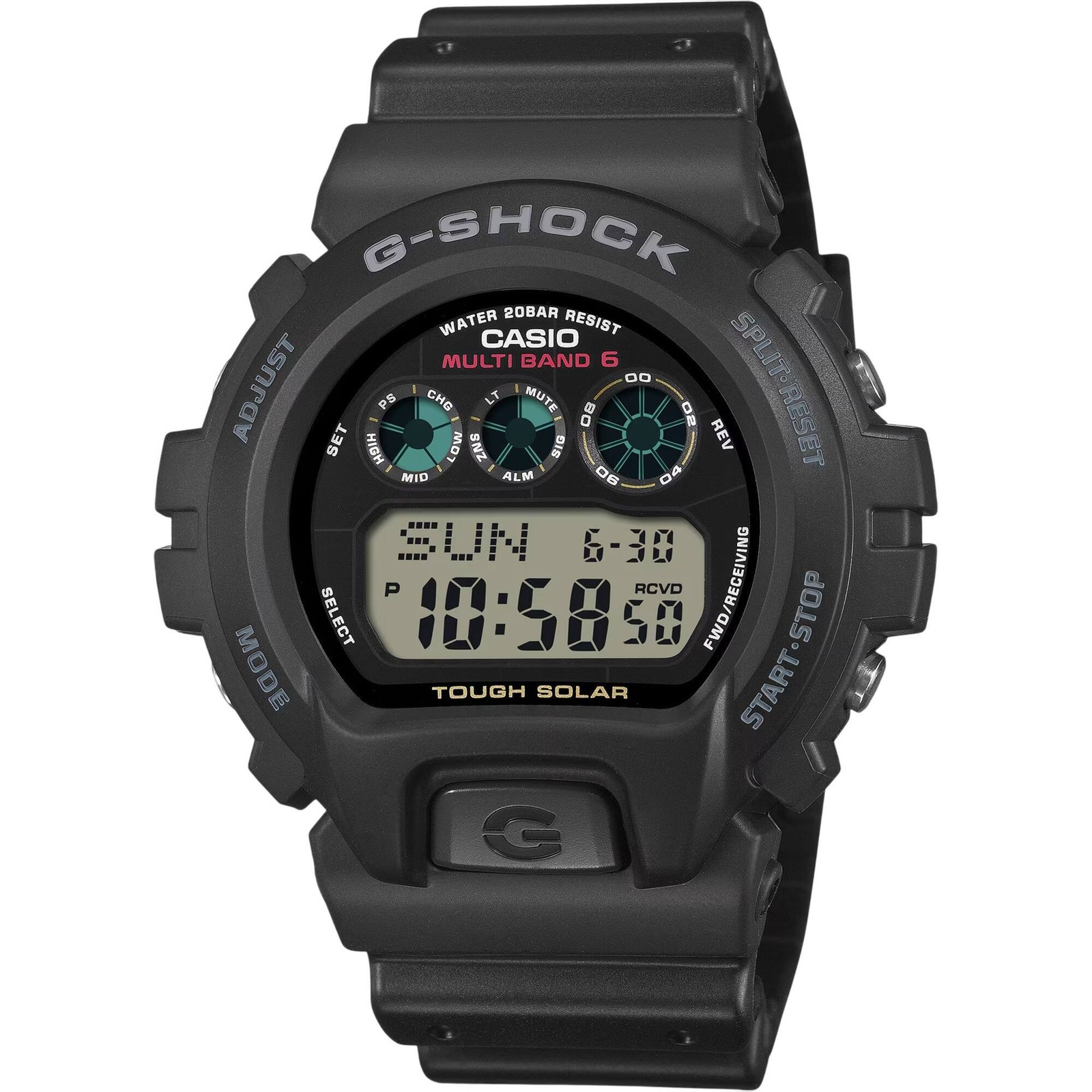 Casio Men’s Watch G-Shock Black and Grey Analog-Digital Dial Strap GW-6900U-1CR