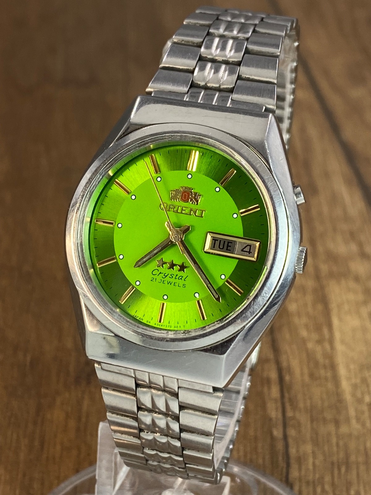 Orient 3 Stars Crystal vintage automatic 21 jewels Japan mens watch